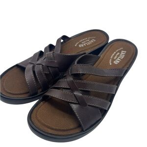 Eastland Women's Poppy Wedge Sandal Brown Size 7